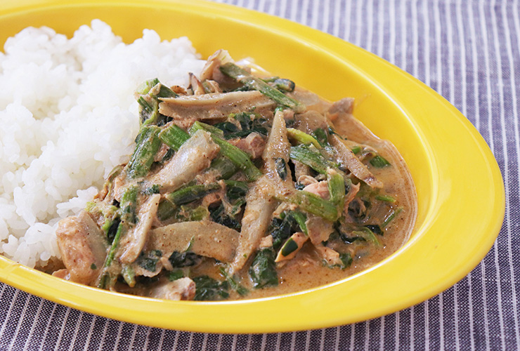 包丁いらず！冷凍やさいとツナのカレー