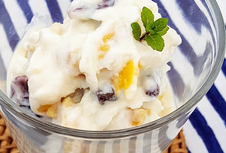 フルーツヨーグルトシャーベット