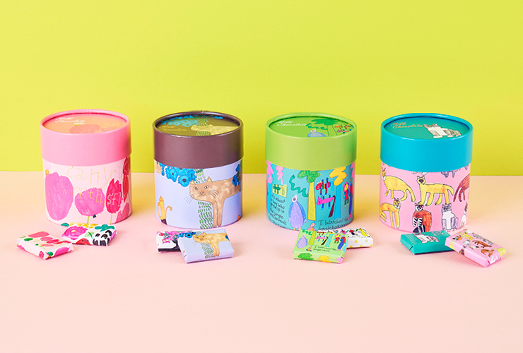 フェアトレードチョコレート　ラインアップ　Artisan一口サイズチョコレート