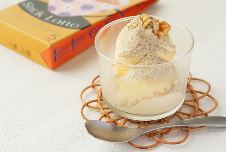 ほうじ茶ラテアイス